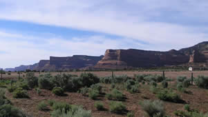 Chuska Mountains looking west